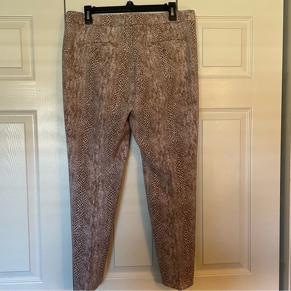 Banana Republic Avery Women’s Size 10 Brown Snakeskin trousers - Picture 3 of 16